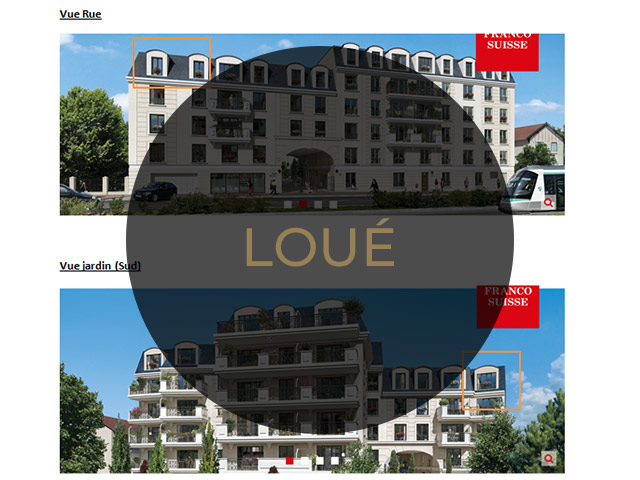 Superbe T3 69 M2 CLAMART – JARDIN PARISIEN